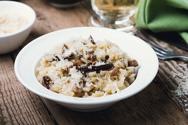 Risotto de setas y trufa