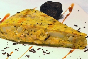 Tortilla de patata con Trufa Negra